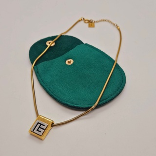 Pierre Balmain goldplated two tone pendant collier