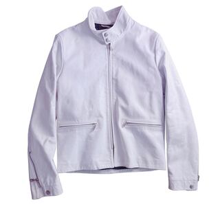 Kenzo Paris witte leren jas