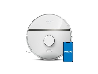 Philips HomeRun Aqua XU3000/02 Robotstofzuiger met Dweilfunctie Wit