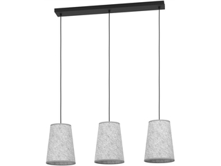 Eglo Alsager Hanglamp Zwart|Grijs Vilt|Staal