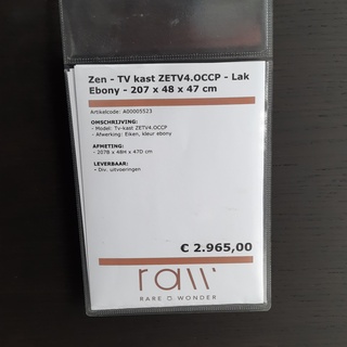 TV kast Zen, Zety4.OCCP, ebony