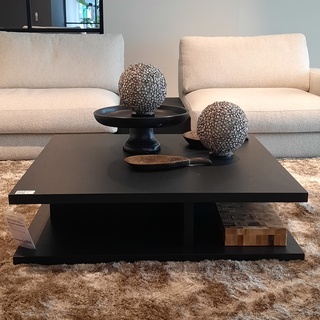 Salontafel Camerich, Plato, zwart