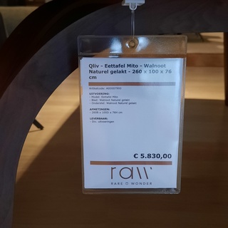 Eettafel Qliv, Mito