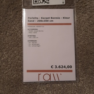 Karpet Perletta, Bormio, sand