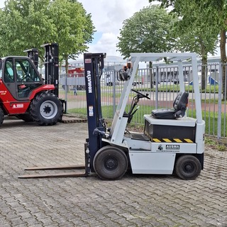 Elektrische Heftruck, Komatsu, FB15-5, Grijs/Blauw, 1993