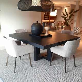 Eettafel Van der Plaat, Frank, zwart
