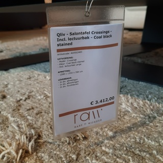 Salontafel Qliv, Crossings, zwart