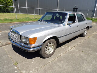 Oldtimer, Mercedes-Benz, W116 450SEL, grijs-metallic, circa 1973