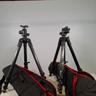2x Camerastatief, Manfrotto, MT057C4