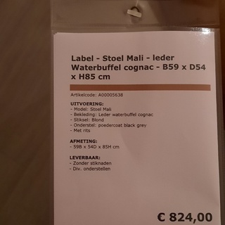 2x Eetkamerstoel Label, Malibu