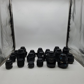 Ca. 21x Camera lens, Nikon, O.a. AF-S Nikkor 24-120mm 1:4 G ED VR