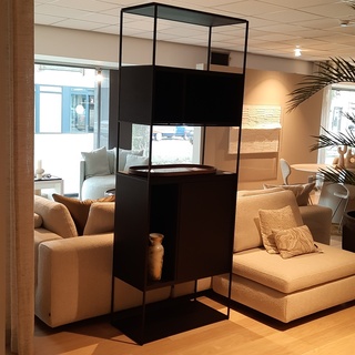 Roomdivider Beek, Cubic, zwart
