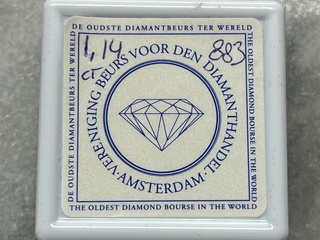 Diamant – 1.14 carat natuurlijke diamant