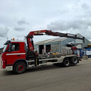 Vrachtwagen, Volvo, FM12 6X2R FAL8.6 RADT-A8, 2002