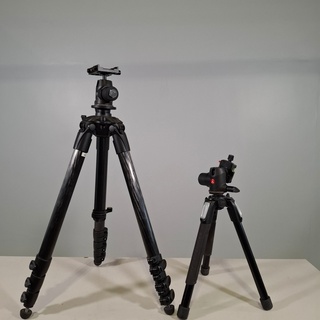 2x Camerastatief, Manfrotto