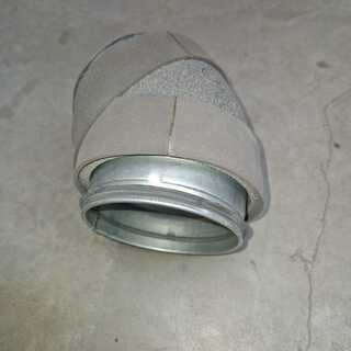2x Thermoduct bocht Ø125mm. 45° geïsoleerd DEMO MODEL