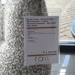 Fauteuil Cartel Living, Pepe