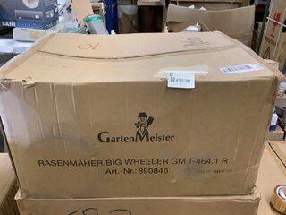 Benzine grasmaaier Big wheeler Gartenmeister, GM T-464.1R, Groen/zwart