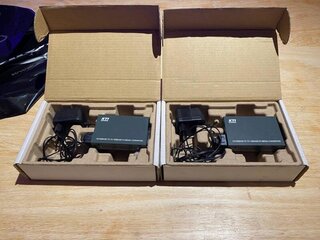 2x Media converter 10/100Base TX to 100Base-FX KTI networks, KC-300D-S