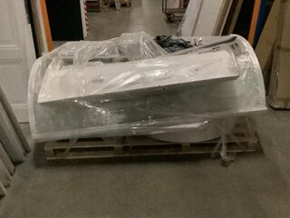 Pallet met diverse sanitair onderdelen Wit
