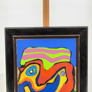 Schilderij Karel Appel, Clown, bouwjaar 1973