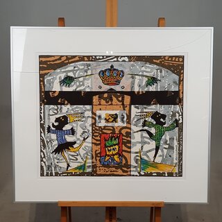 Schilderij Jacqueline Hanssen, Crazy 1