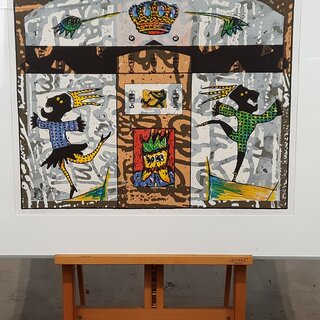 Schilderij Jacqueline Hanssen, Crazy 1