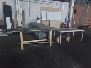 3x Werktafel