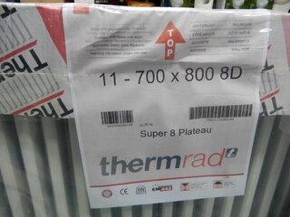 Paneel radiator thermrad , super 8 plateau , wit , , T11 700x800mm