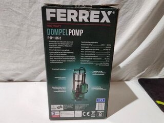 Dompelpomp Ferrex, F-SP 1135-2, Groen/zwart/zilver
