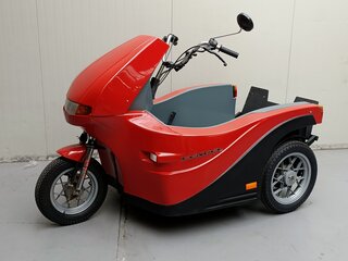 Rolstoel pendel - scooter Huka, rood
