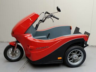 Rolstoel pendel - scooter Huka, rood