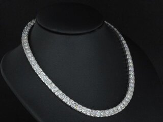 Gouden halsketting met diamant 9.03 carat
