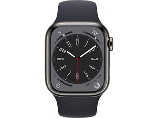 Apple Watch Series 8 - 4G - 45mm - Grafiet Roestvrijstaal Apple