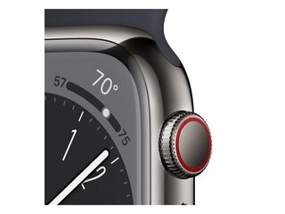 Apple Watch Series 8 - 4G - 45mm - Grafiet Roestvrijstaal Apple