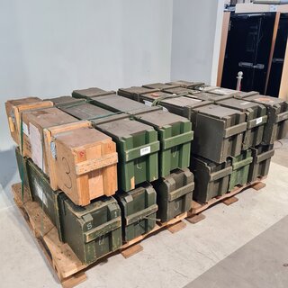 12x Houten transportkist