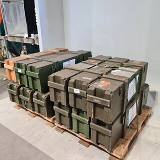 12x Houten transportkist