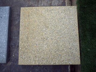 Ca. 14m² Tuinmaterialen Betontegels gecoat, Zandkleur, , 40x40x4cm