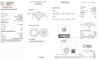 1 Diamant – 3.01 karaat diamant (gecertificeerd)