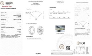 Diamant – 1.00 karaat diamant (gecertificeerd)