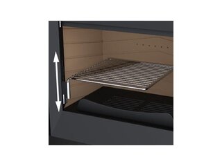 Hout inbouwhaard  15 kW BO.I90 Hoek links