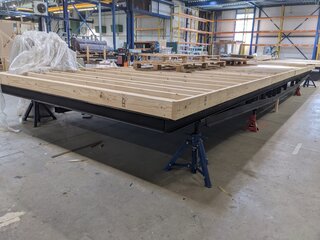 Onderstel voor chalet