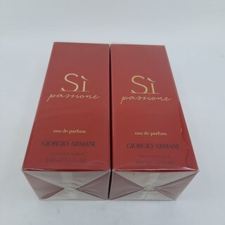2x Eau de parfum, 100 ml Giorgio Armani, Sì passione, vaporisateur spr