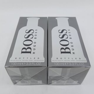 2x Eau de Toilette, 100 ml Hugo Boss, Bottled, vaporisateur spray
