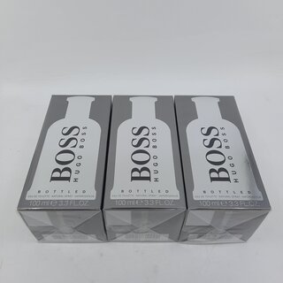 3x Eau de Toilette, 100 ml Hugo Boss, Bottled, vaporisateur spray