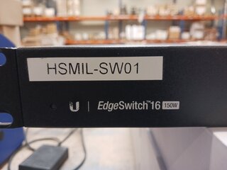 4x Edgeswitch 16 Ubiquiti