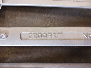11x Steek-ringsleutel Gedore