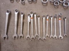 16x Steek-ringsleutel Gedore
