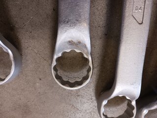 16x Steek-ringsleutel Gedore