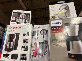 6x Diverse huishoudelijke apparaten keuken W.o. Bosch, Philips, Prince